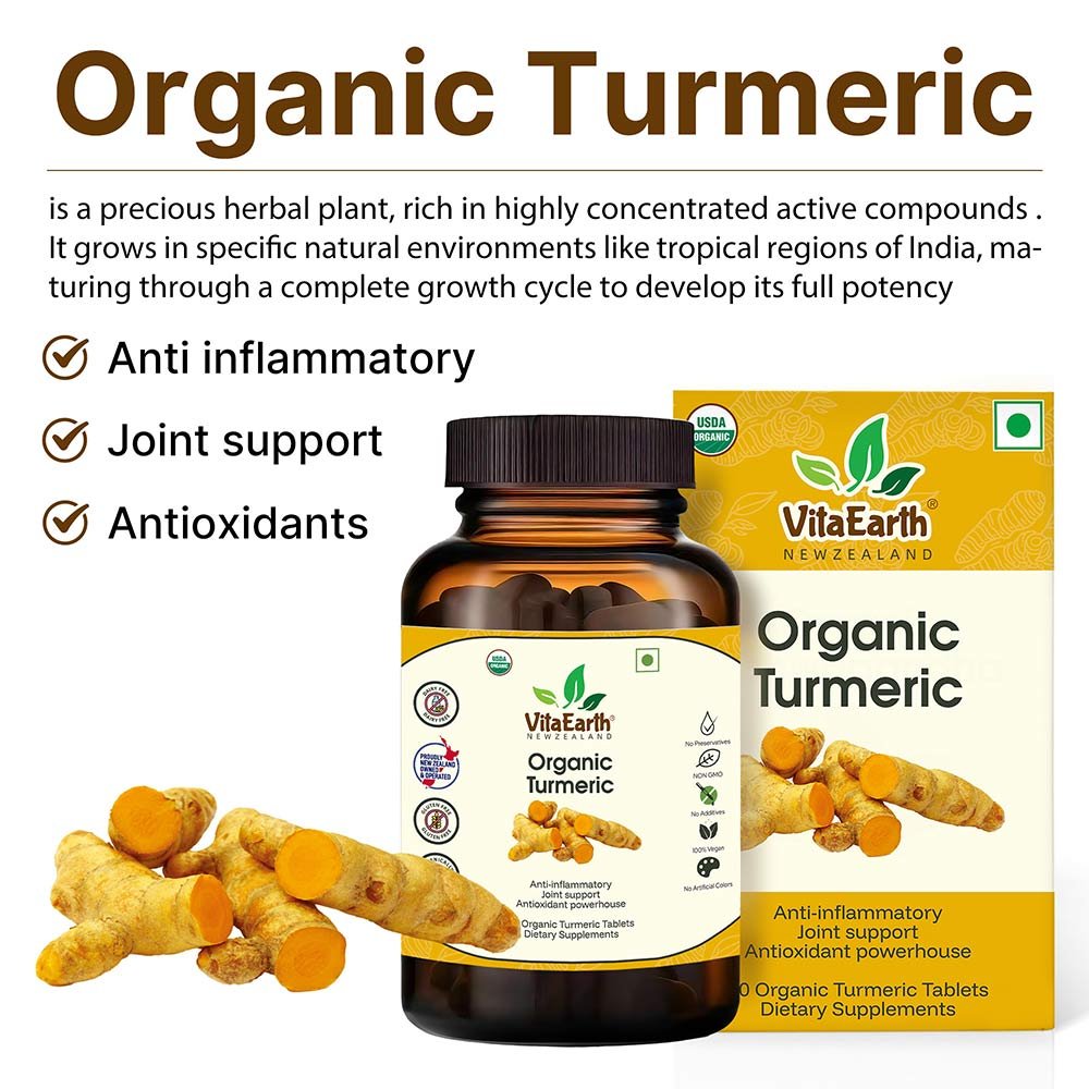 Organic Turmeric Tablets - Image 2